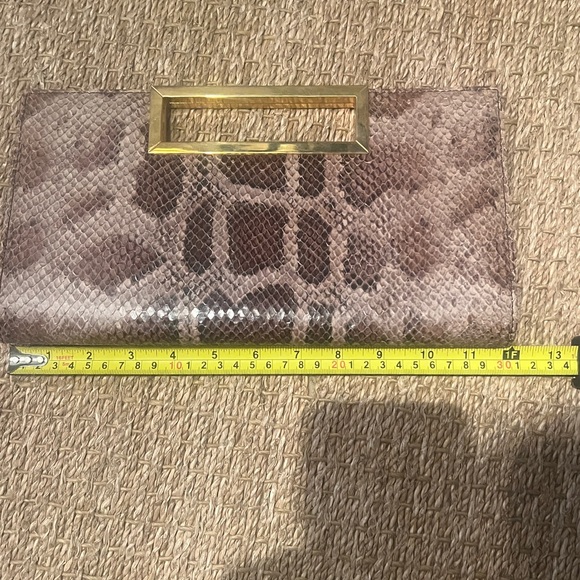 Stuart Weitzman python clutch - Picture 7 of 8